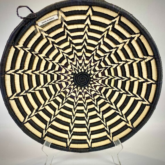 Handmade Other - NWOT Large Hand Woven Kenyan Basket Coil Wicker Basket/Plates for Wall Decor